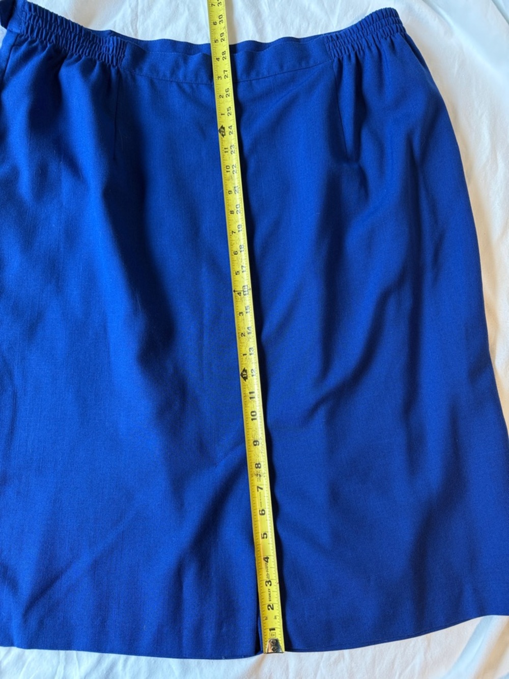 Vintage Casablanca Pencil Skirt in Royal Blue - Picture 5 of 5
